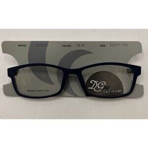 DG Eyewear Eyeglasses DG3002 Designer Demo Lens Blue 53-17-135
